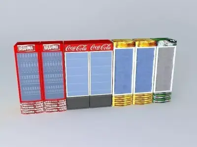 Kit 818  Refrigerator Drink By  Alex Marques Free 3D model