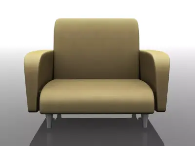 Sofa for game and animation Free 3D model