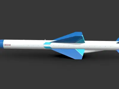 C-802AK Chinese ALCM Display Livery Low-poly 3D model