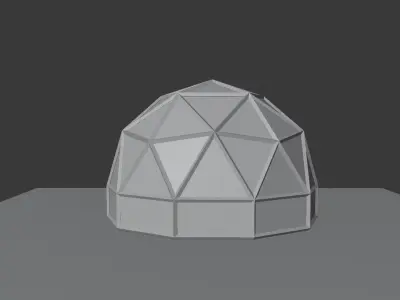 Dome Building 3D model