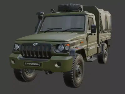 Military Truck 3D Model 3D model