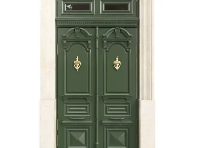 Entrance classic door 111 3D model