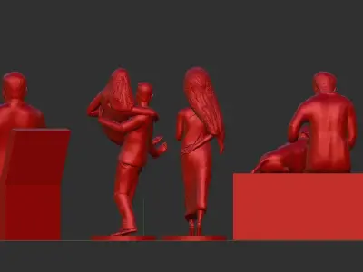 Miniature printable model 3D print model