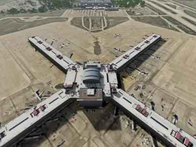 Pittsburgh International Airport 3D model