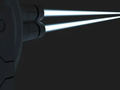 Lazer Turret Free 3D model