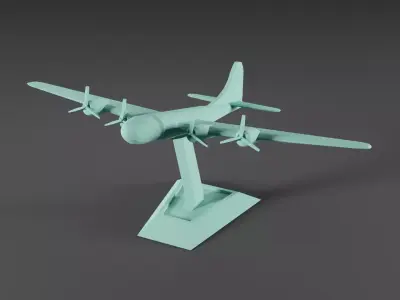 B-29 Superfortress Plane 3D print model