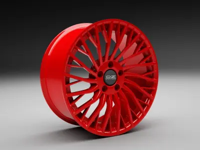 OZ Concept Sportscar Wheel Free 3D model