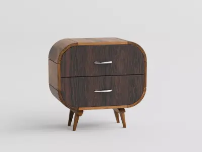 Modular Wooden Storage  Cabinet Pack Free low-poly 3D model
