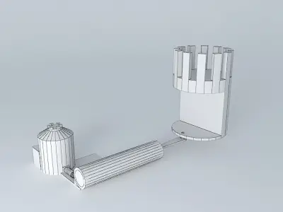 Sketchy Physics Color Wheel Piston  Free 3D model