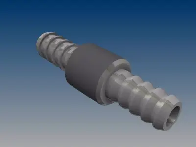 hose adapters for air and water 3D model