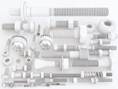 Nuts Blots and Screws vol 04 3D model