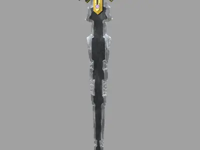 Fantasy Greatswords Game Ready Low-poly 3D model