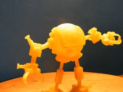 Robox robot with head and arms 3D print model purchase