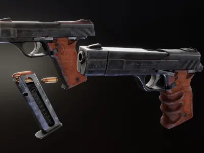 Benelli MP3 B76 series Low-poly 3D model