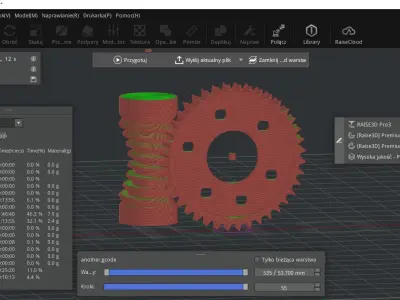 Throated Worm 3d FULLY RIGED with Rigid Body Low-poly 3D model