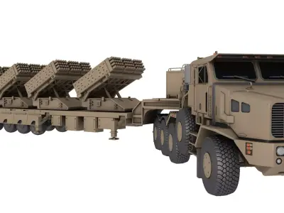 Jobaria Defense Systems Multiple Cradle Launcher  3D model