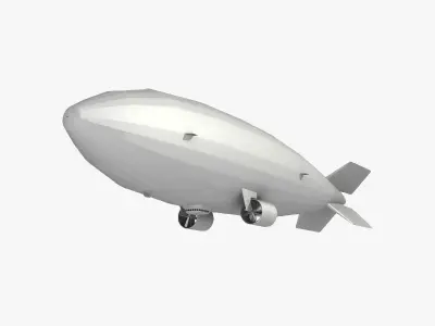 Airship Zeppelin 3D model