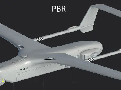 RQ 21 Low-poly 3D model