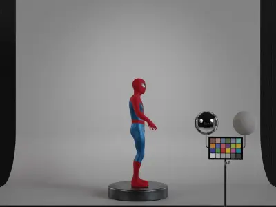 Spider-Man Low-poly 3D model