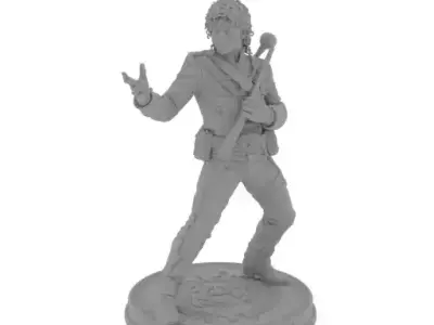 The King of Pop - Royal Military Edition STL 3D print model