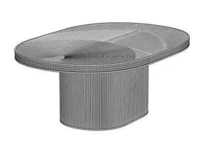 Coffee table fish 3D model