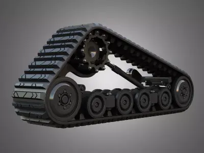 ASV VT100 Tracks - Crawlers 3D model
