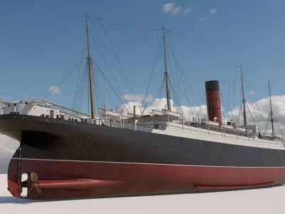 RMS Carpathia 3D model