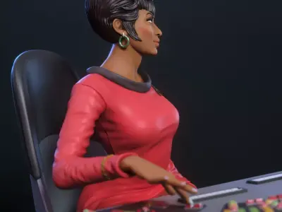 Lt Uhura from Star Trek 3D print model