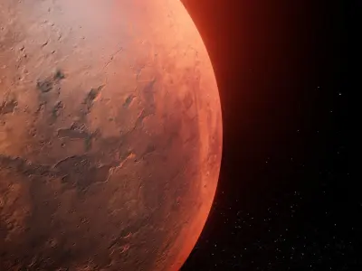 Photorealistic Mars High-Res Textures and Sci-Fi Music Pack Low-poly 3D model