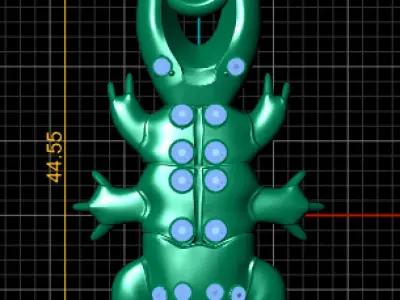 scorpion pendant 3D print model