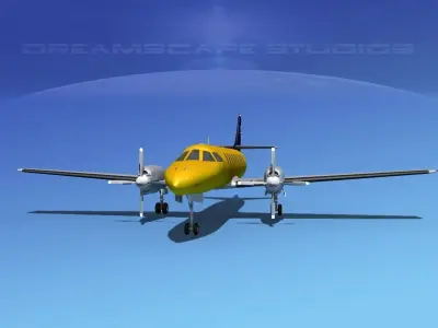 Swearingen SA226 Metroliner Epsilon Air 3D model