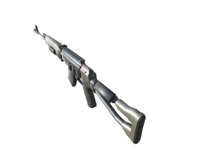 48-Dragunov-gun model 3d game ready model Low-poly 3D model Low-poly 3D model