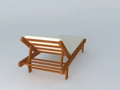 SS Deckchair Free 3D model
