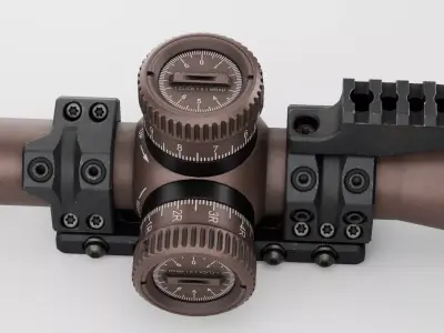 Vortex Razor HD Gen III 6-36x56 and Spuhr SP-4001C Mount Low-poly 3D model