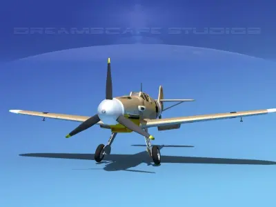 Messerschmitt BF-109 V04 3D model