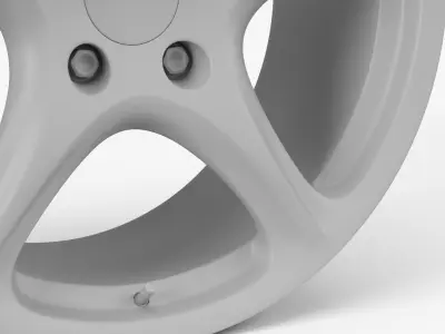 Porsche Carrera S Wheel 3D model