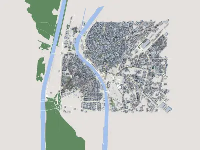 Seville City Spain 3D model