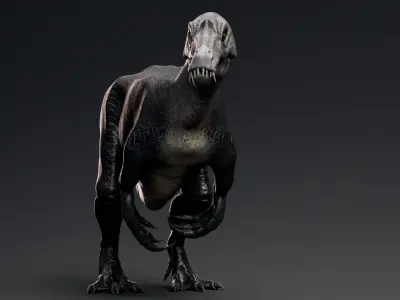 Dinosaur Baryonyx Walkeri Unreal Engine and Unity Project Low-poly 3D model