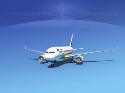 Boeing 787-8 Jetstar 3D model