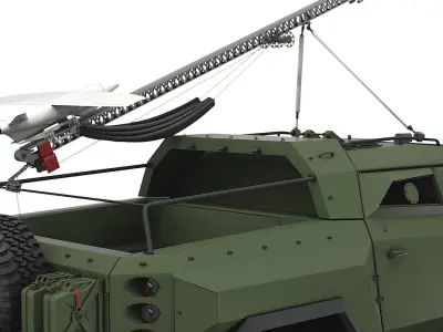 Generic MRAP Tkhir RAM CUAV 2022 3D model