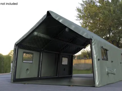 Military Emergency Medical Tent 3D model