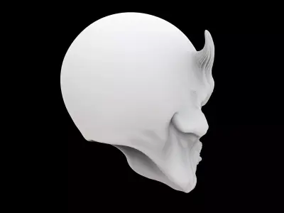 Alien Mutant Face 3D Print Model 3D print model purchase
