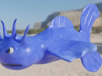 Small Sea Creature 3D model