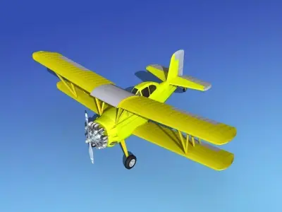 Grumman G-164 AgCat V09 Cropduster 3D model