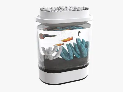 Xiaomi Geometry Mini Lazy Fish Tank 3D model