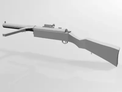 MP 28 Gun 01 3D model