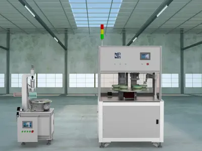 N95 mask sealing machine Low-poly 3D model