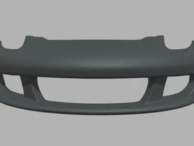 Front Bumper Porsche Carrera GT Custom Low-poly 3D model