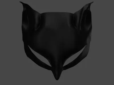 Kitsune Mask Free 3D model