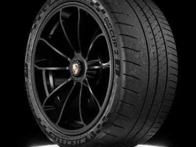 Michelin Pilot Sport CUP 2 R 315 30 ZR21 105Y GT3 3D model